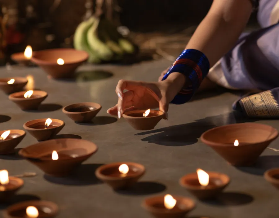 Inspiration from a beautiful painting titled “Sati” — photograph by Nandika Shah